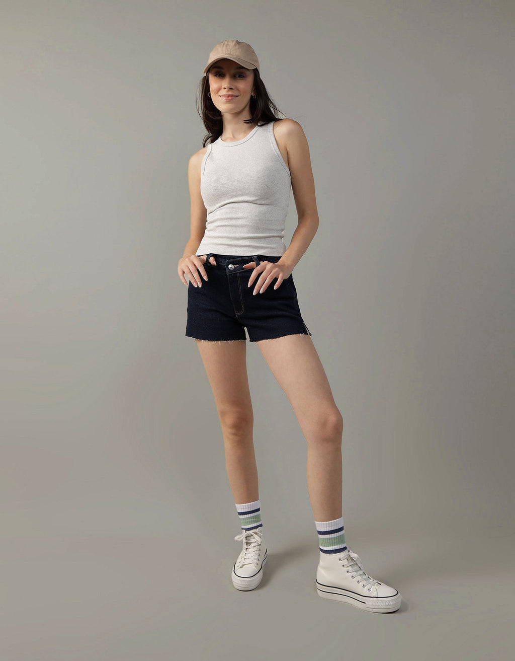 Camiseta AE básica super suave - Gris 3171_5853_006_of