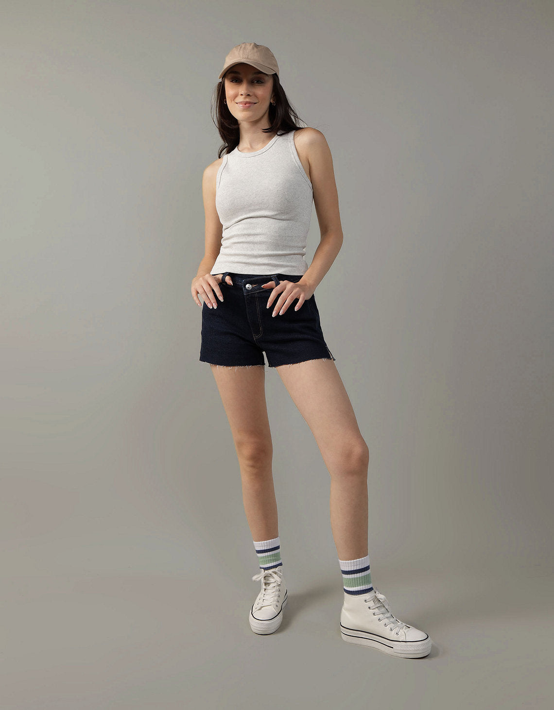 Camiseta AE básica super suave - Gris 3171_5853_006_of
