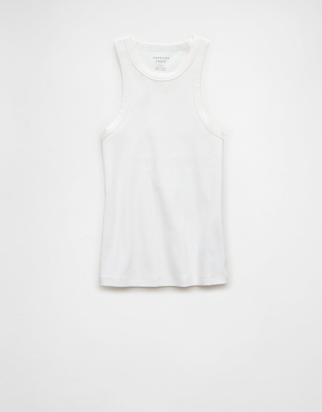 Blusa AE cuello redondo sin mangas para mujer - Blanco 3171_5961_100_f