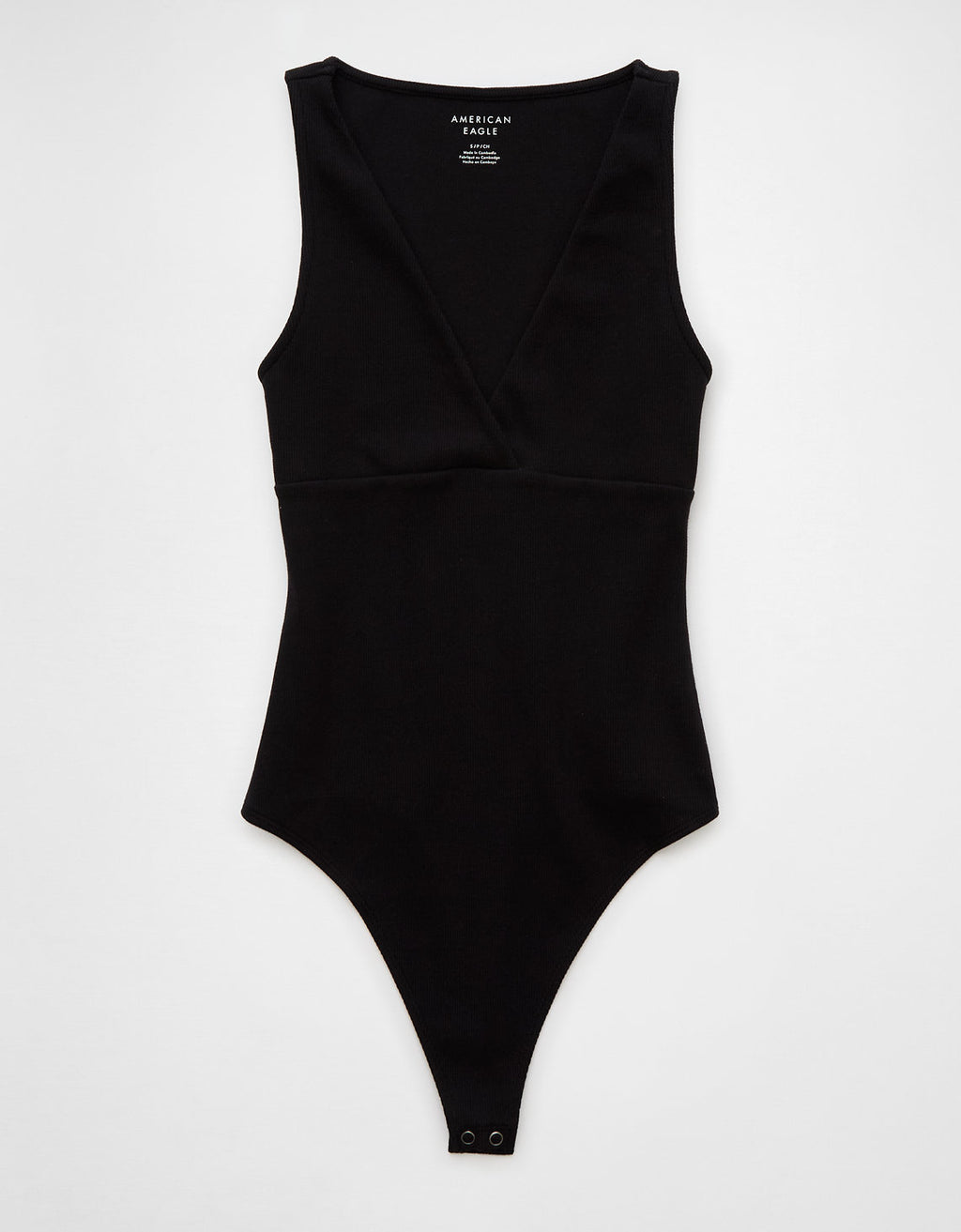 AE Main Squeeze Body con Escote V y Frente Envolvente - Negro 3171_6030_001_f
