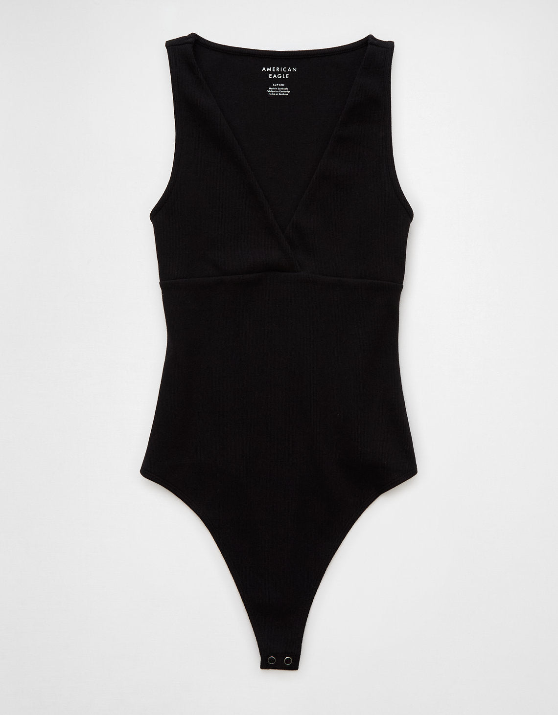 AE Main Squeeze Body con Escote V y Frente Envolvente - Negro 3171_6030_001_f