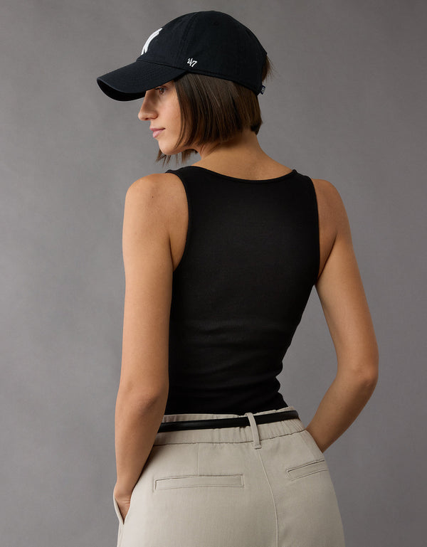 AE Main Squeeze Body con Escote V y Frente Envolvente - Negro