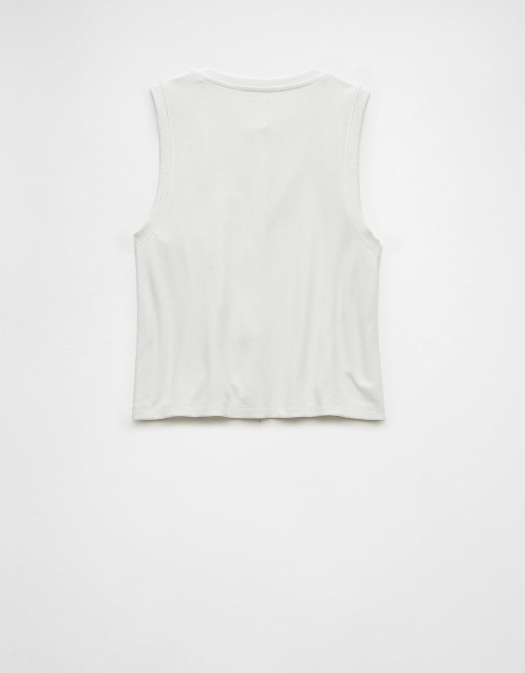 Tank top con botones de mujer AE - Blanco 3171_6053_100_b