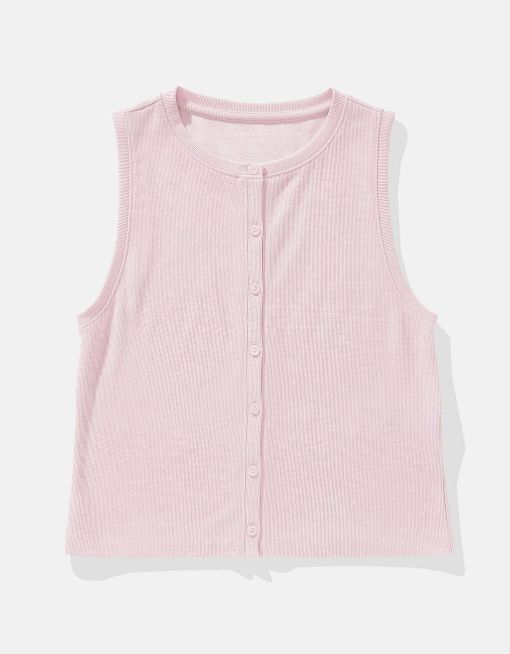 Tank top con botones de mujer AE - Azul 3171_6053_577_f