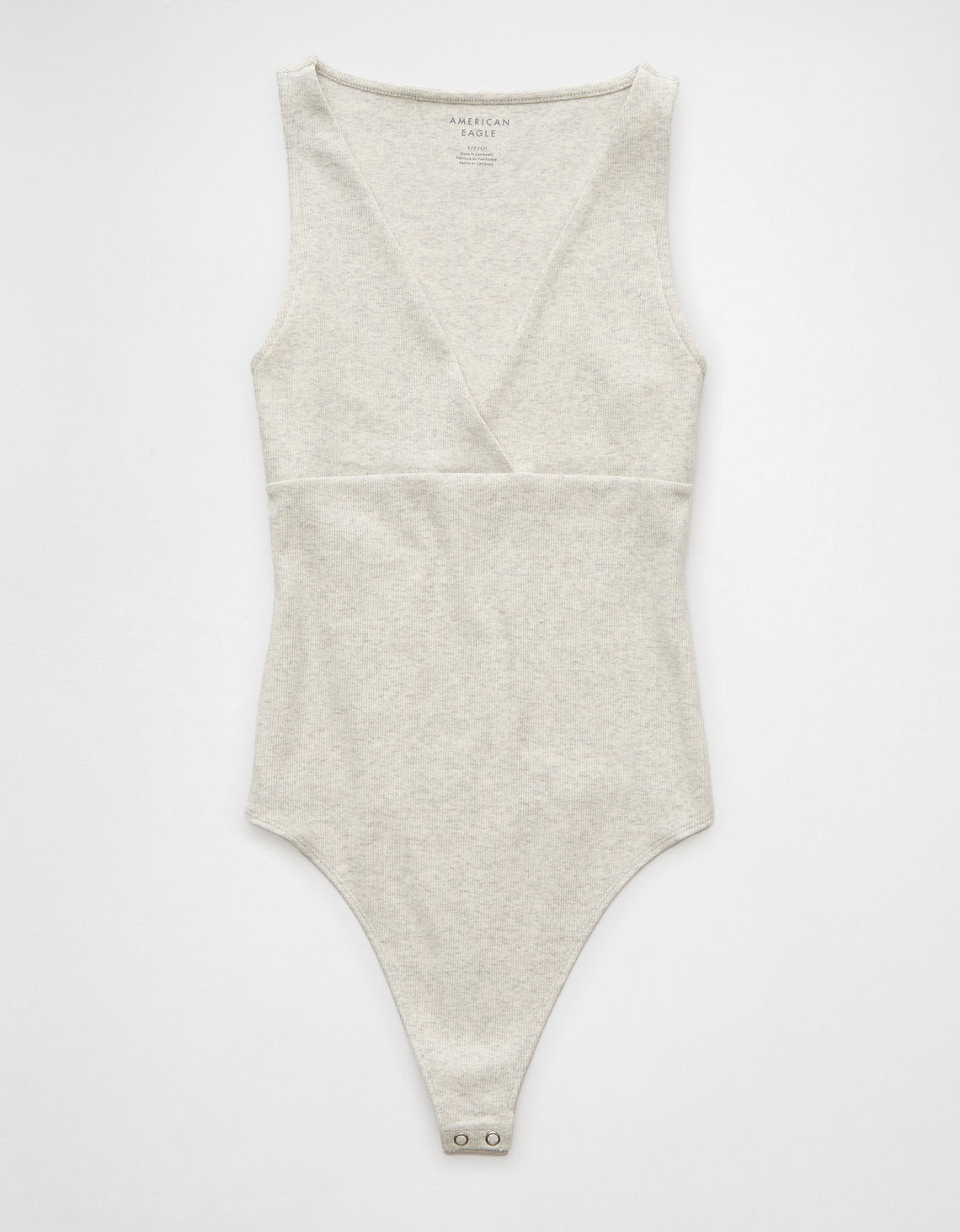 AE Body con Escote V y Frente Envolvente - Gris 3171_6093_092_f
