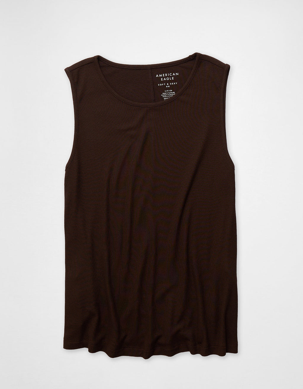 Tank Top Soft & Sexy Ae - Café 3171_6370_203_f