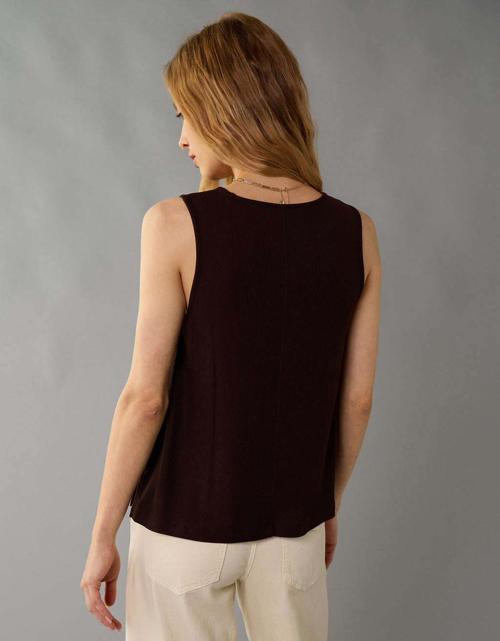 Tank Top Soft & Sexy Ae - Café 3171_6370_203_ob