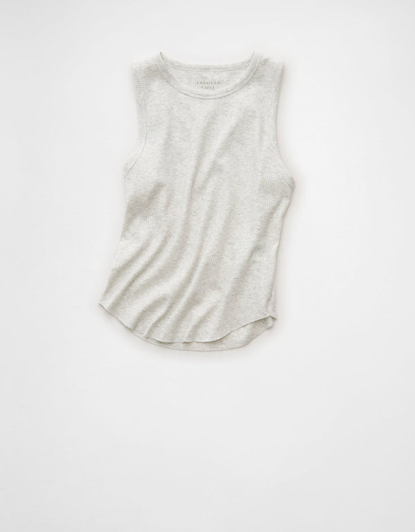 Tank Top Shirttail Ae - Gris