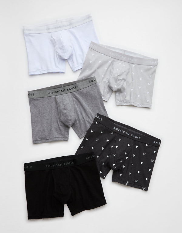 Caja de 5 calzoncillos clásicos de hombre Aeo 4.5 - Multicolor