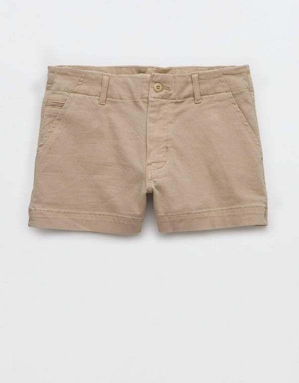 AE Short estilo Trouser Stretch Corto Cintura Alta - Generico