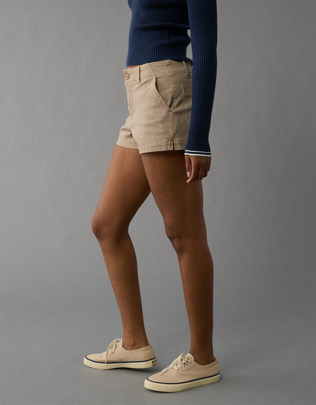 AE Short estilo Trouser Stretch Corto Cintura Alta - Generico 3332_8261_207_os