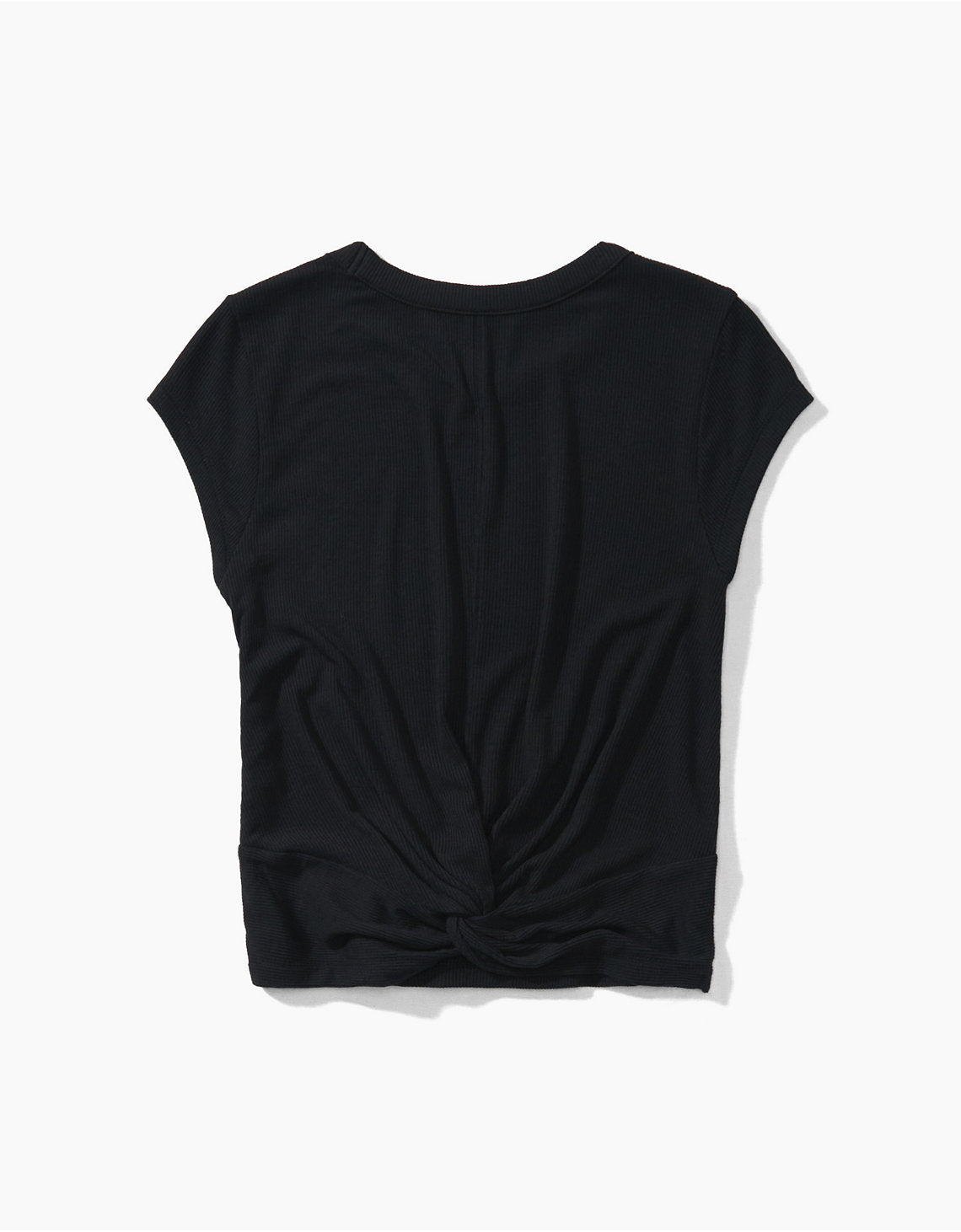 Camiseta AE Soft & Sexy con la parte de la espalda recogida - Negro 3375_8703_001_b