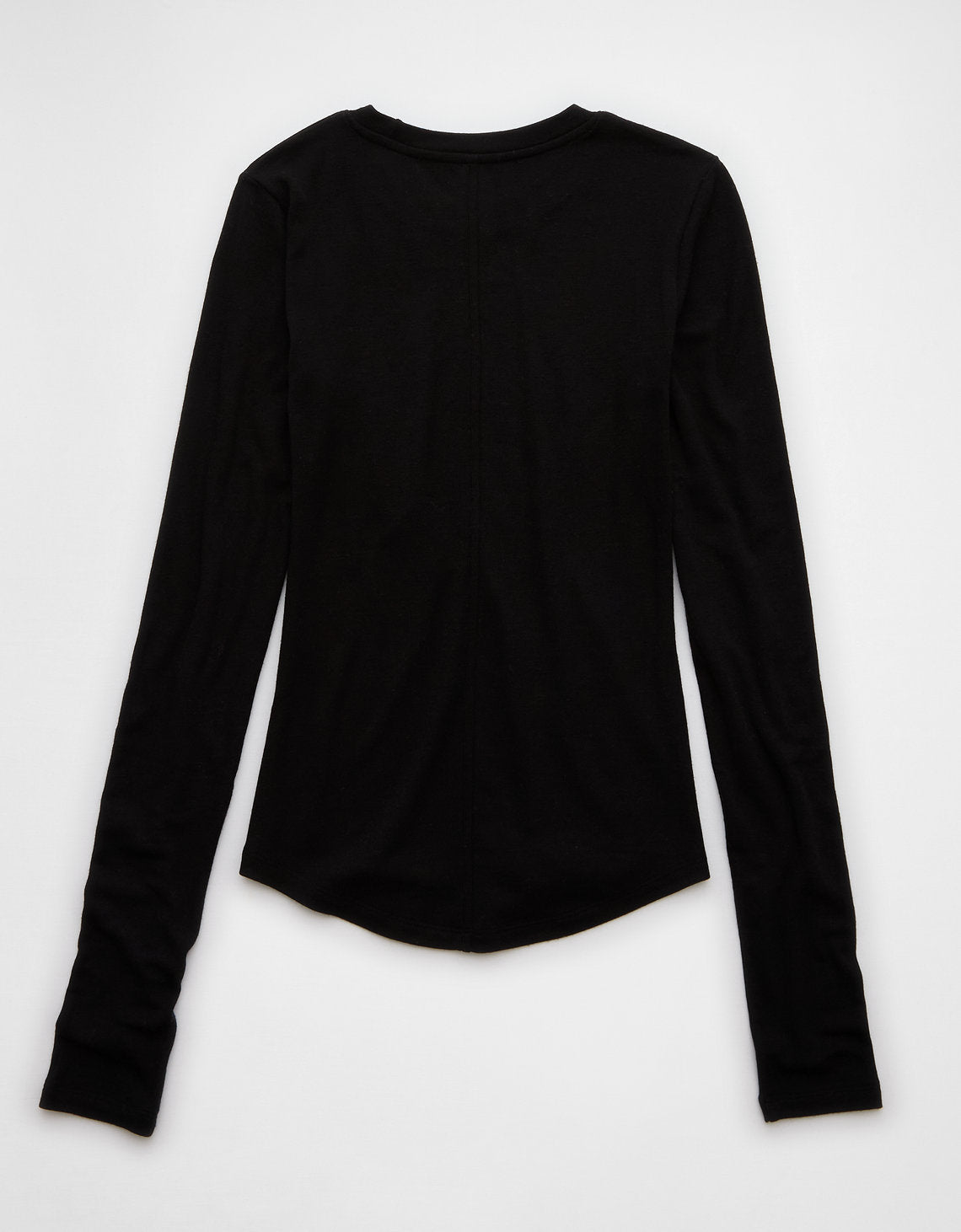 Camiseta Manga Larga Mujer AE - Negro 3376_9727_001_b