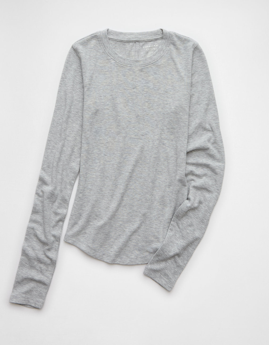 Camiseta Manga Larga Mujer AE - Gris 3376_9819_006_f