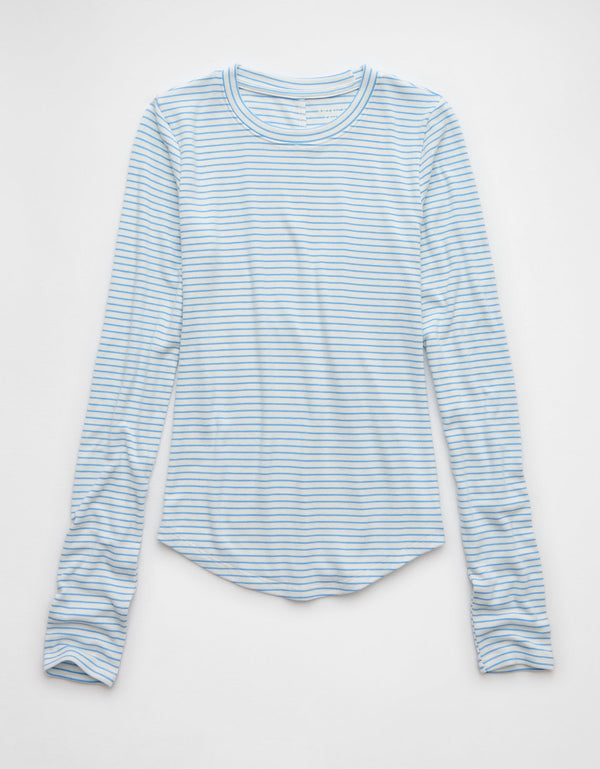 Camiseta manga larga mujer AE - Azul