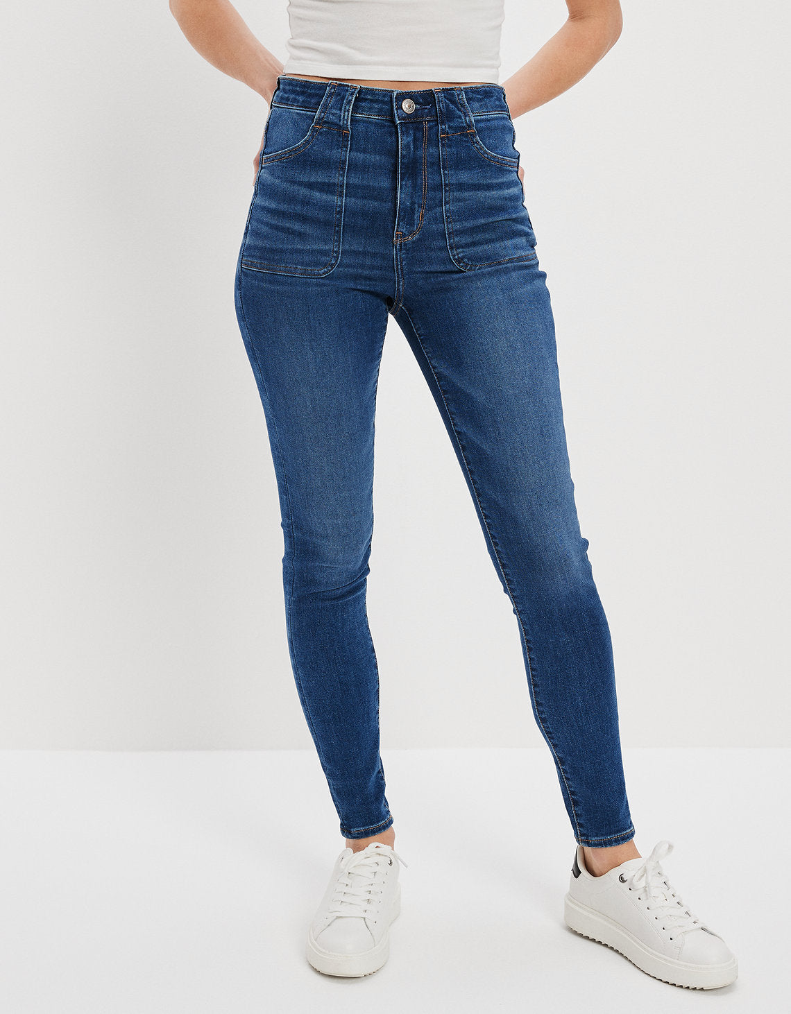 Jean AE Jeggings de cintura súper alta 360 Next Level - Generico 3435_4320_851_of