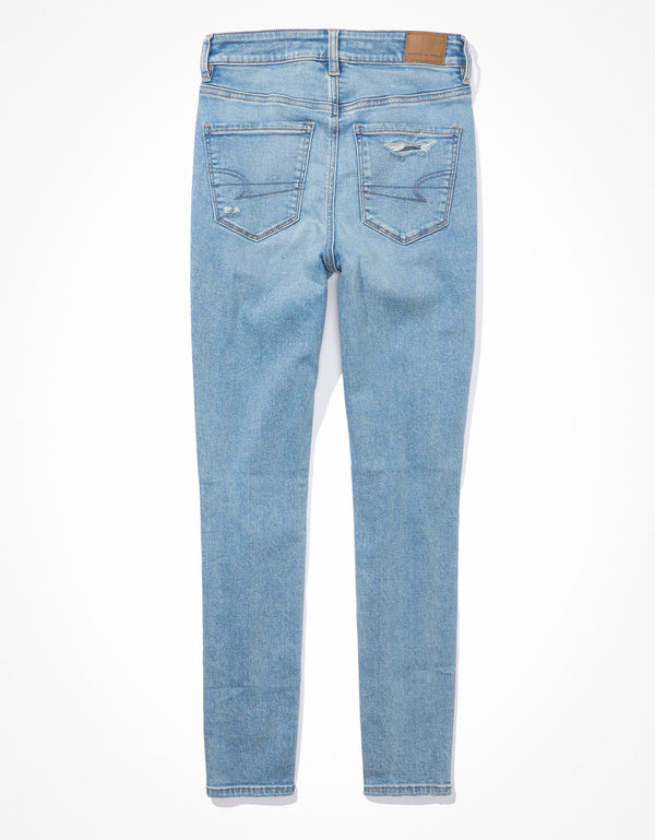 Jeans Ae Jeggings de cintura súper alta 360 Next Level - Azul