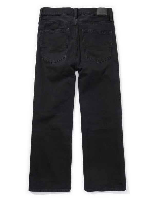 Jean AE Wide-leg corto estilo noventero - Negro