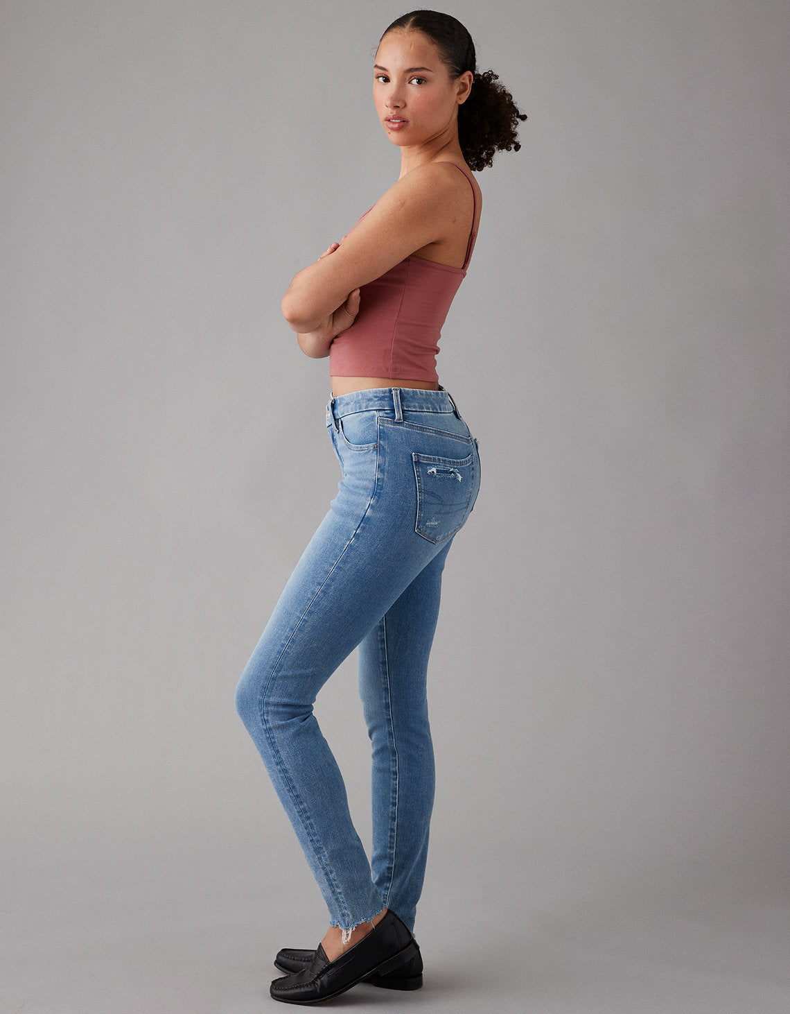 Jegging Tiro Alto Curvy Mujer AE - Generico 3439_4953_978_os