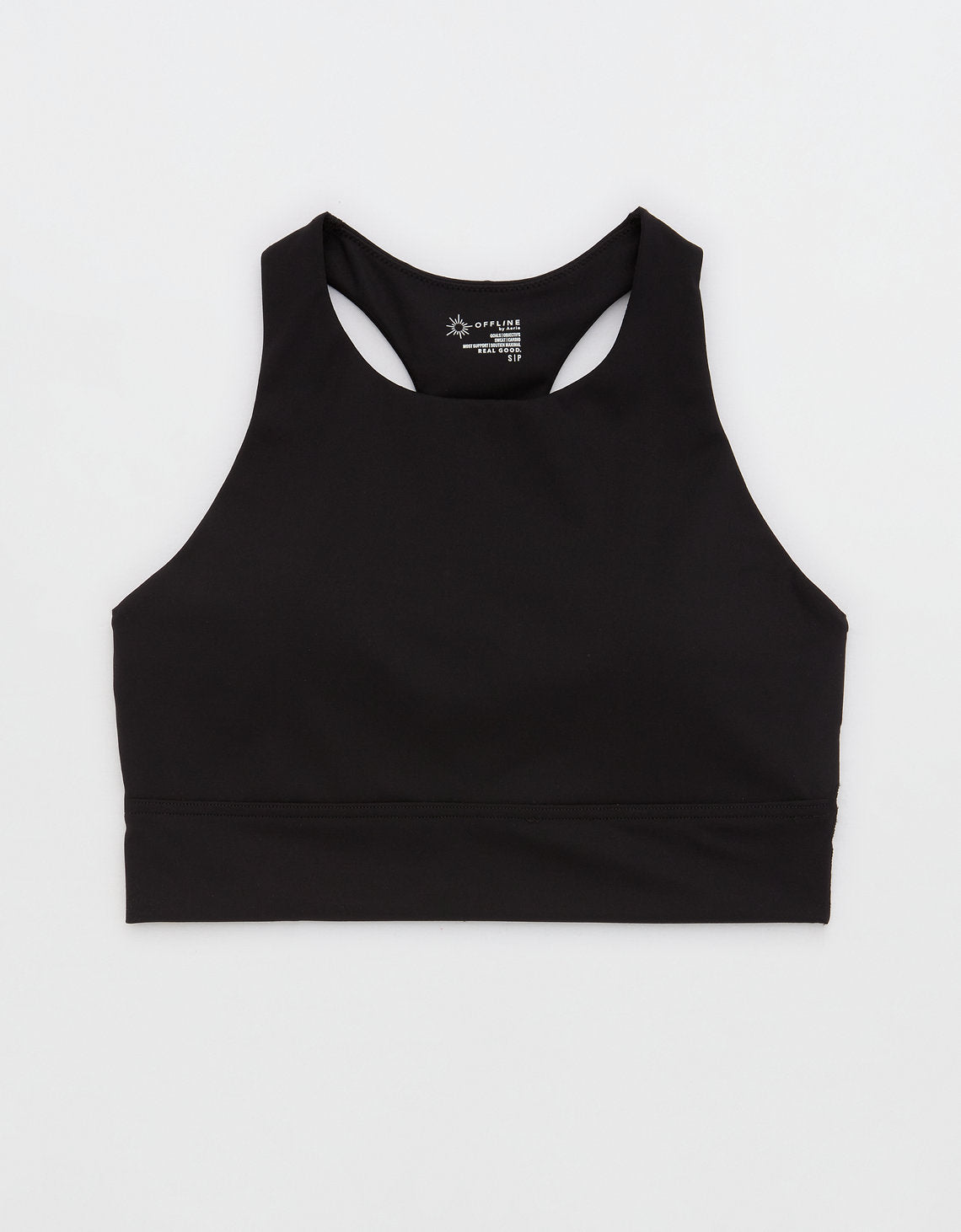 Bra Offline by Aerie deportivo con corset ¡Un momento Real Me! - Negro 3692_1461_073_f