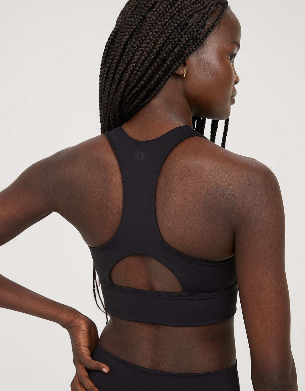 Bra Offline by Aerie deportivo con corset ¡Un momento Real Me! - Negro 3692_1461_073_ob