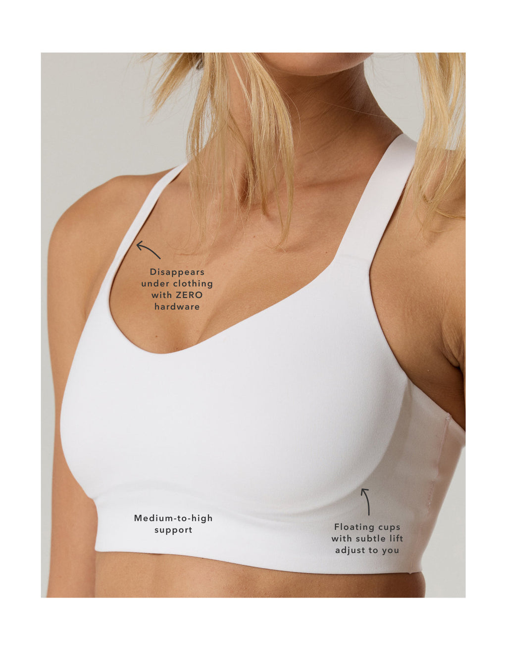 Sostén Deportivo Push up Real me Xtra Hold up! de Aerie Offline - Negro 3692_1611_073_d3