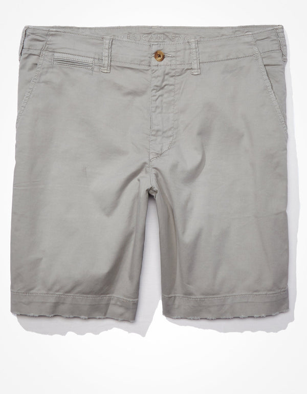 Khaki Short AE Flex 23 c.m. Lived-in - Gris
