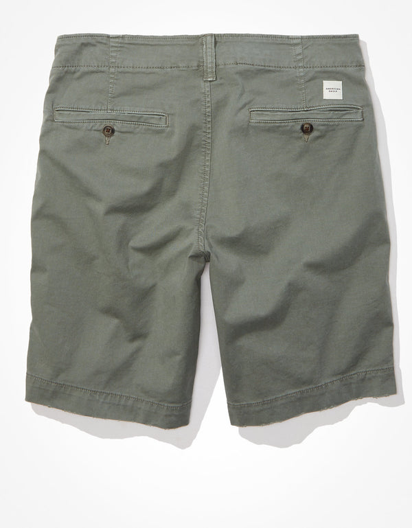 Khaki Short AE Flex 23 c.m. Lived-in - Verde
