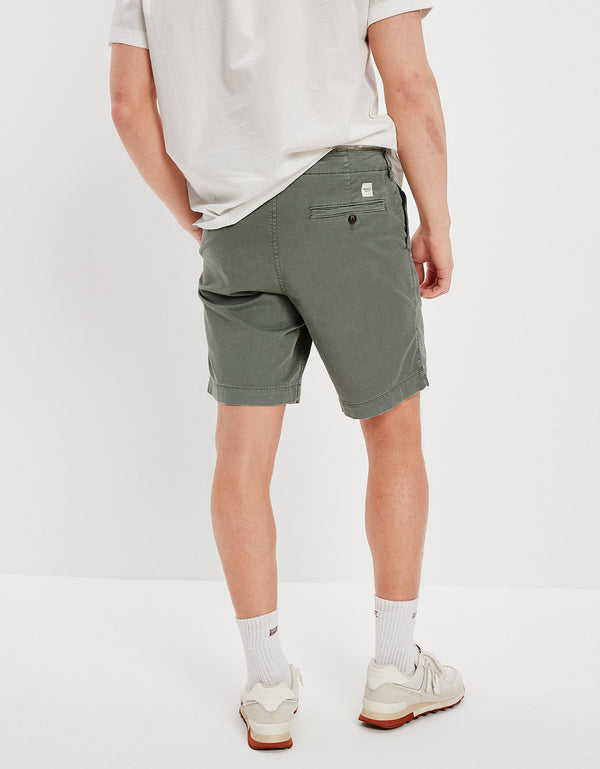 Khaki Short AE Flex 23 c.m. Lived-in - Verde