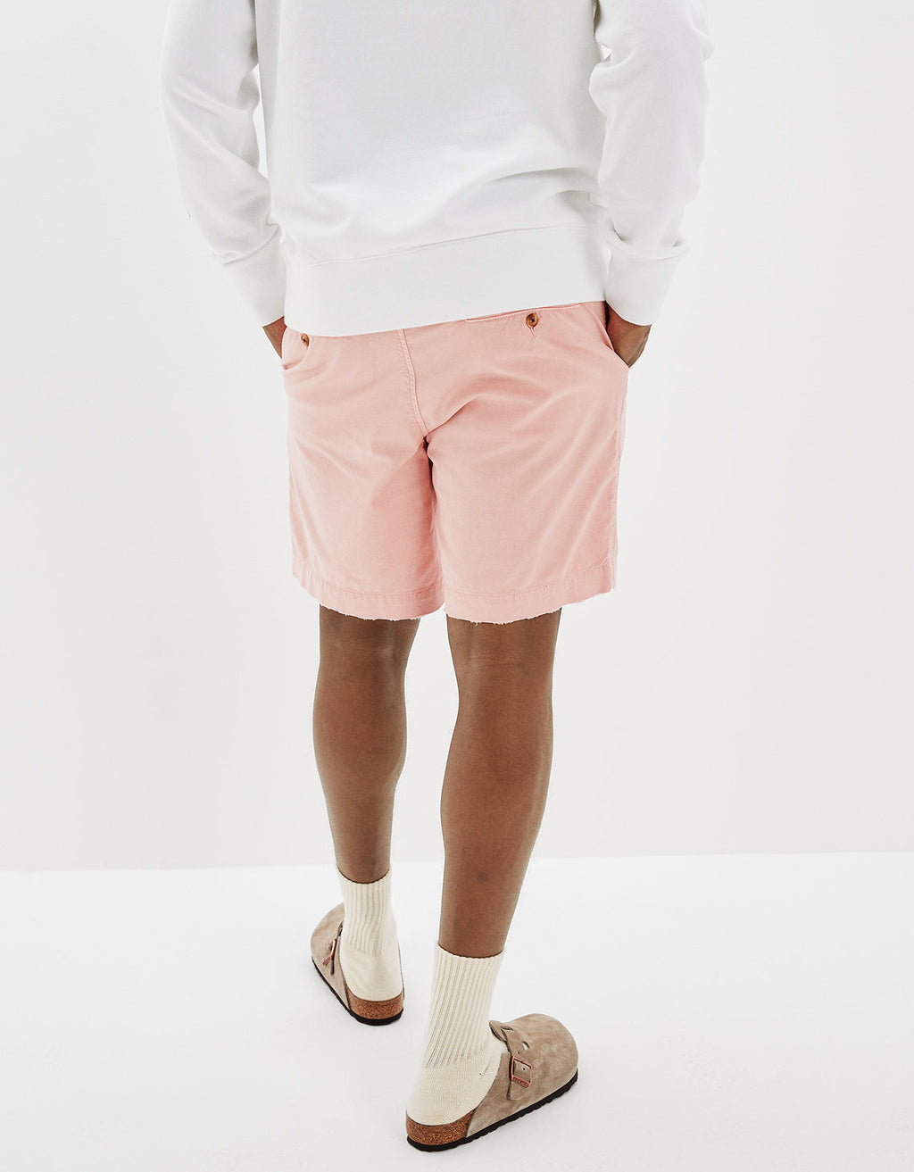 Khaki Short AE Flex 23 c.m. Lived-in - Rosa 4133_7273_615_ob