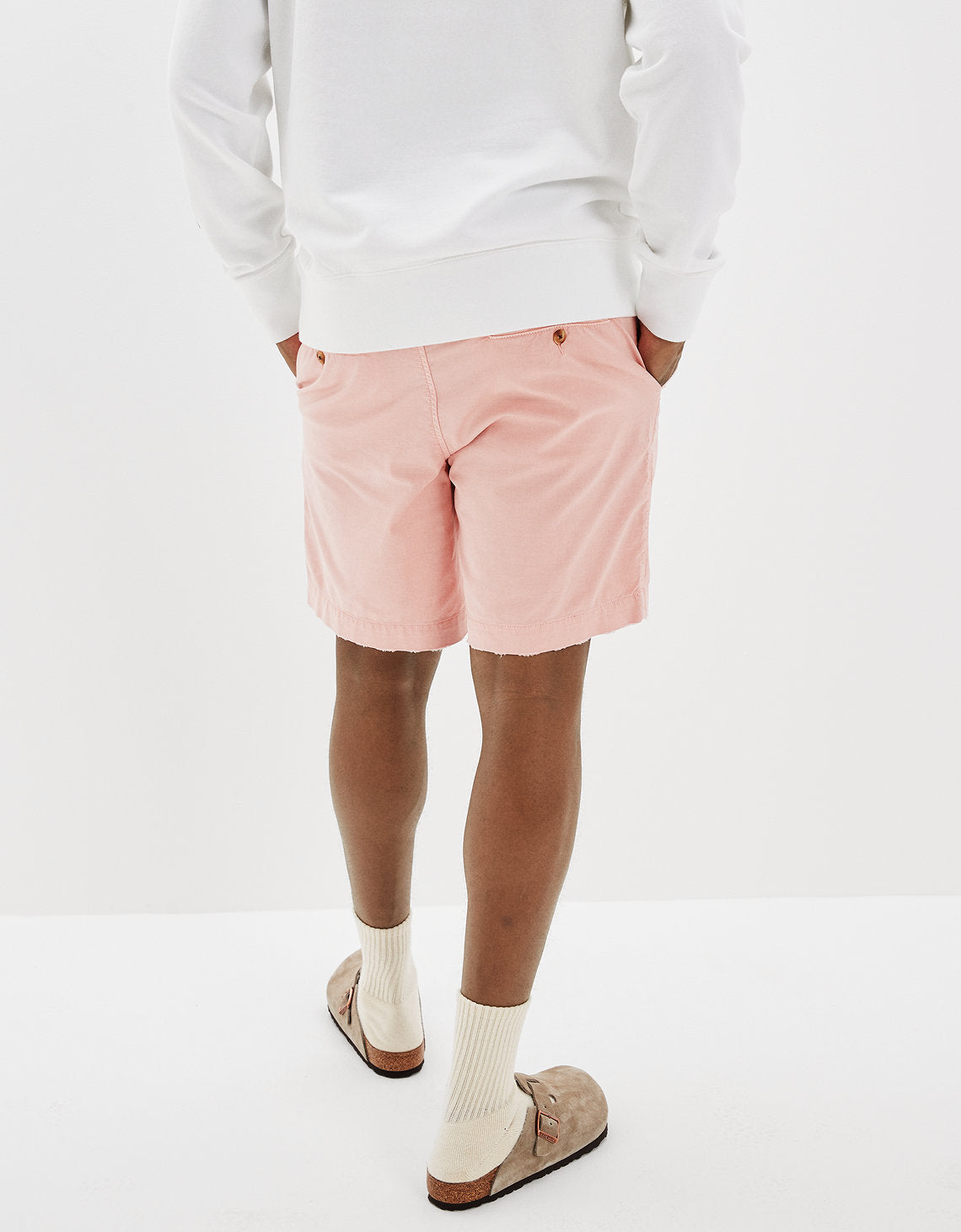 Khaki Short AE Flex 23 c.m. Lived-in - Rosa 4133_7273_615_ob