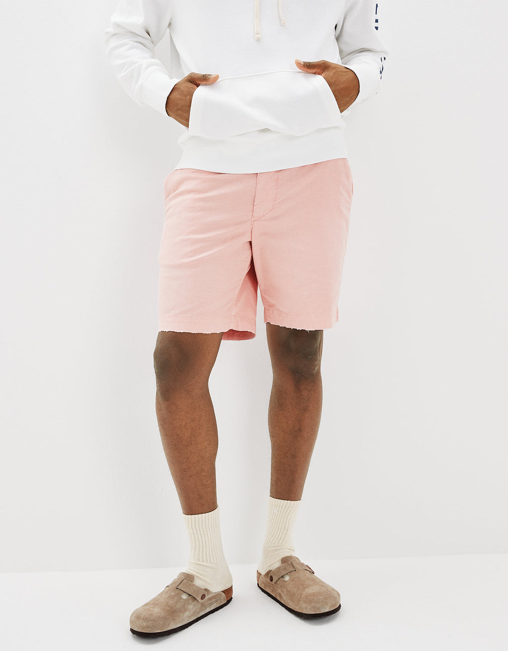 Khaki Short AE Flex 23 c.m. Lived-in - Rosa 4133_7273_615_of