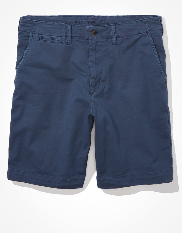 Khaki Short AE Flex 23 c.m. Lived-in - Azul
