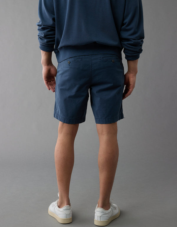 Khaki Short AE Flex 23 c.m. Lived-in - Azul