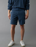Khaki Short AE Flex 23 c.m. Lived-in - Azul 4133_7273_938_of