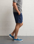 Short khaki flex Ae 7 - Azul 4133_8183_410_os