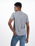 Camiseta de manga corta AE Henley Icon - Gris 4165_1741_006_ob