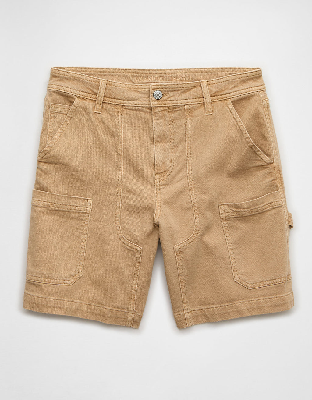 Bermuda AE de tiro alto para mujer - Beige 4331_7927_676_f