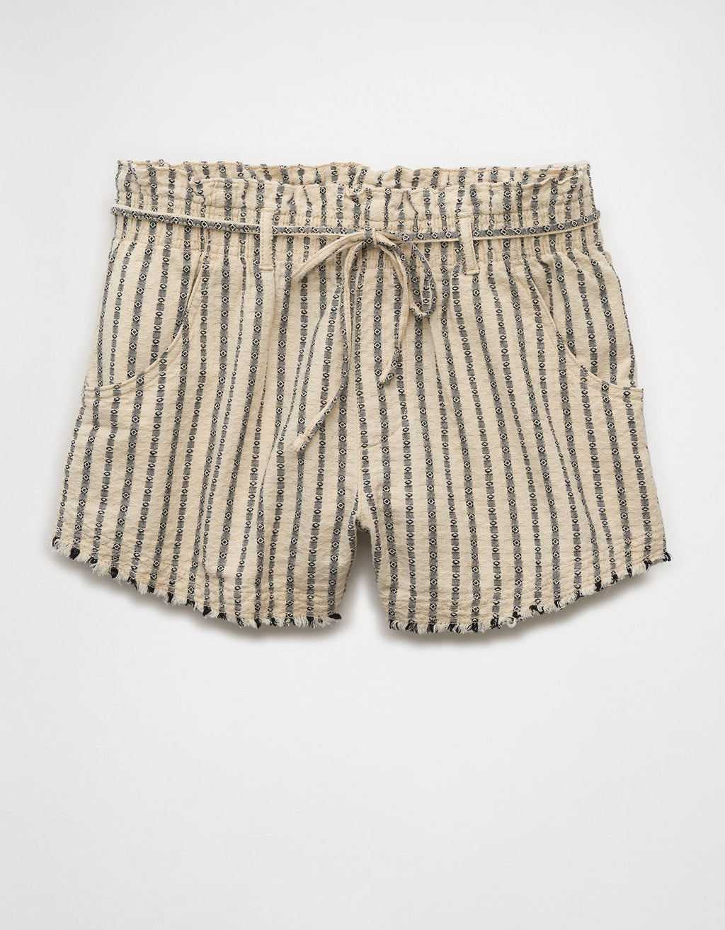 Pantalón cónico de cintura alta tipo paperbag de Ae - Generico 4331_8280_098_f