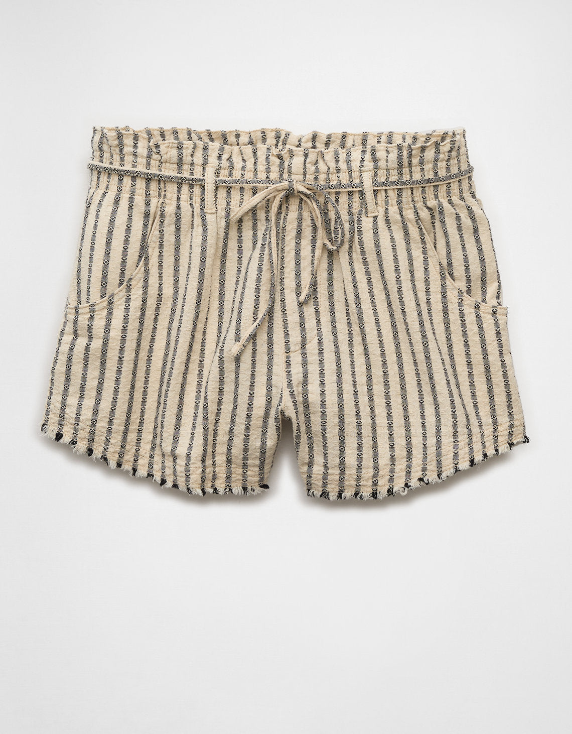 Pantalón cónico de cintura alta tipo paperbag de Ae - Generico 4331_8280_098_f