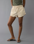 Pantalones de lino de cintura alta estilo paperbag - Generico 4331_8342_106_of