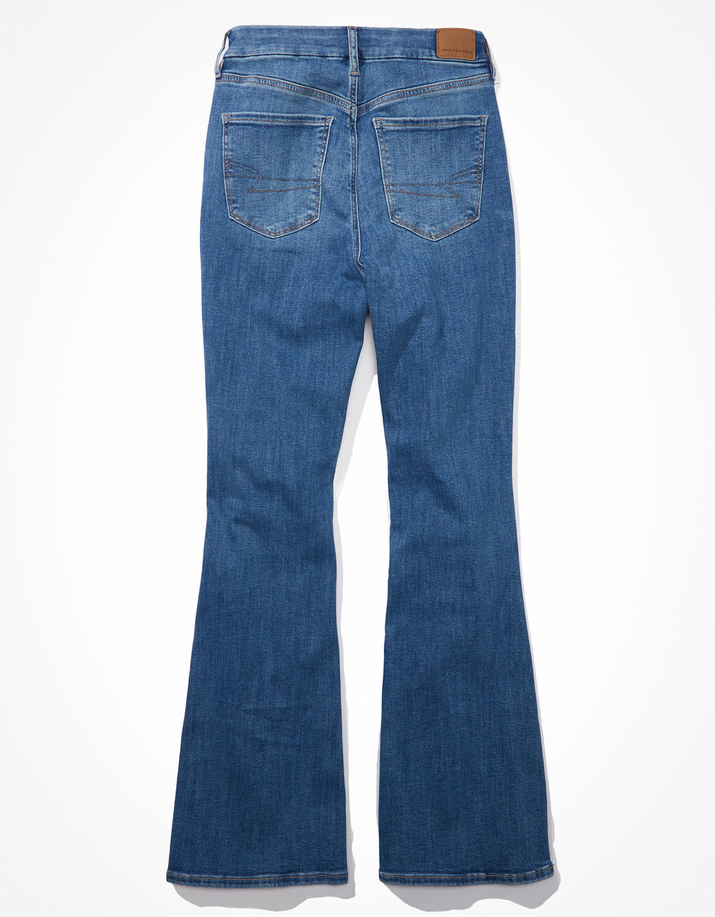 Jean AE Curvy Flare de tiro súper alto 360 Next Level - Azul 4434_4183_471_b