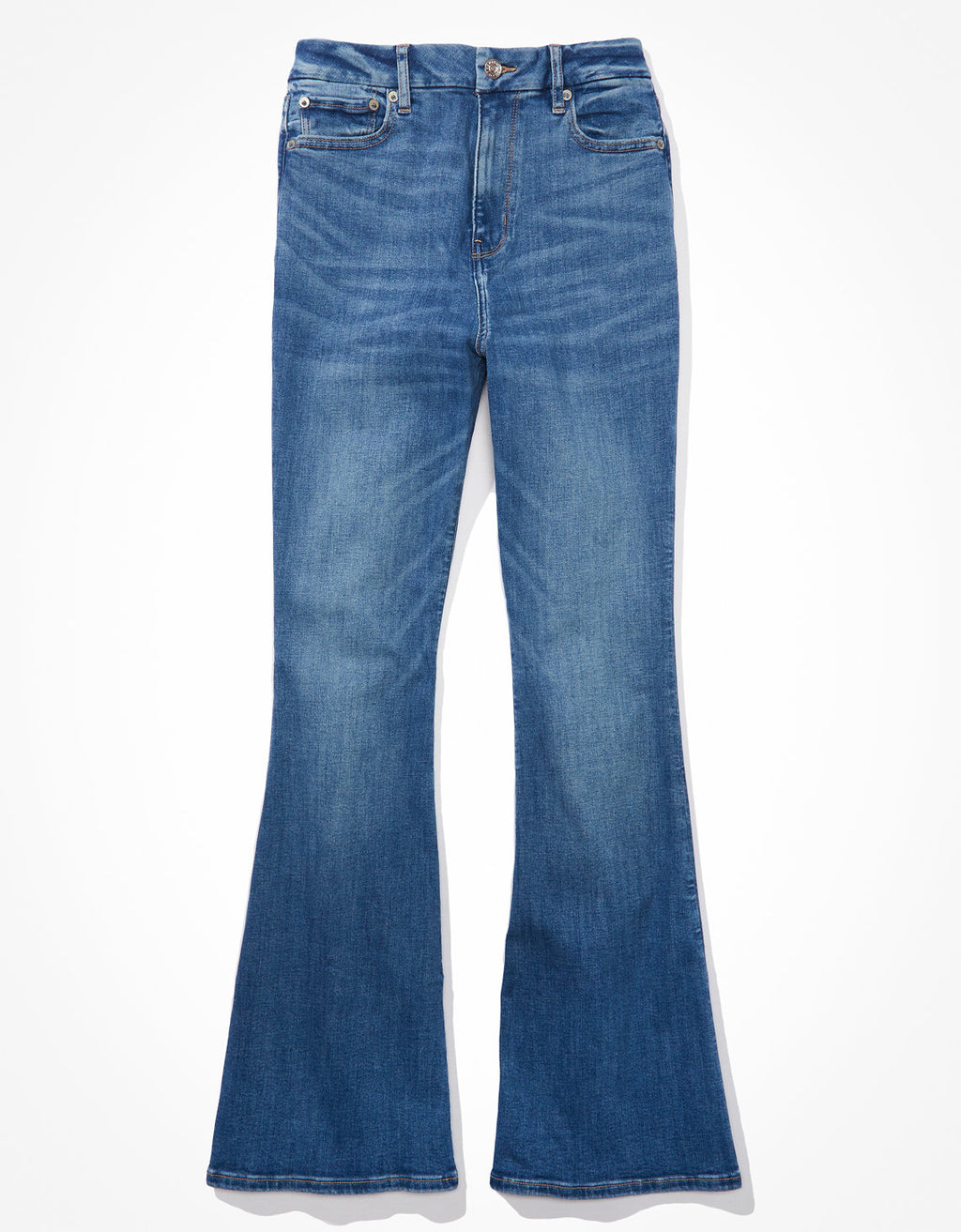 Jean AE Curvy Flare de tiro súper alto 360 Next Level - Azul 4434_4183_471_f
