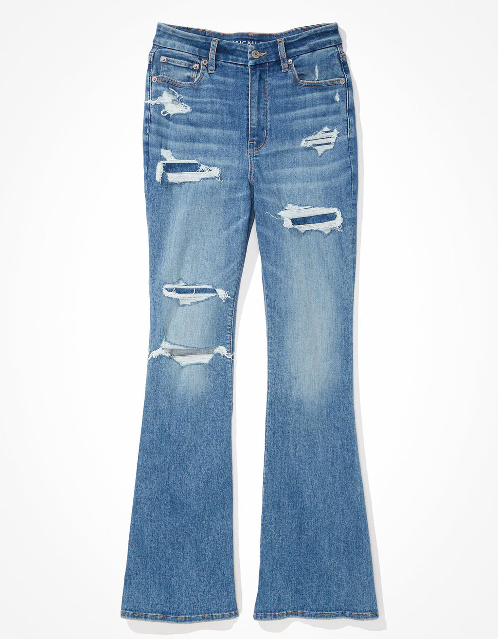 Jean AE Curvy Flare de tiro súper alto 360 Next Level - Generico 4434_4266_165_f