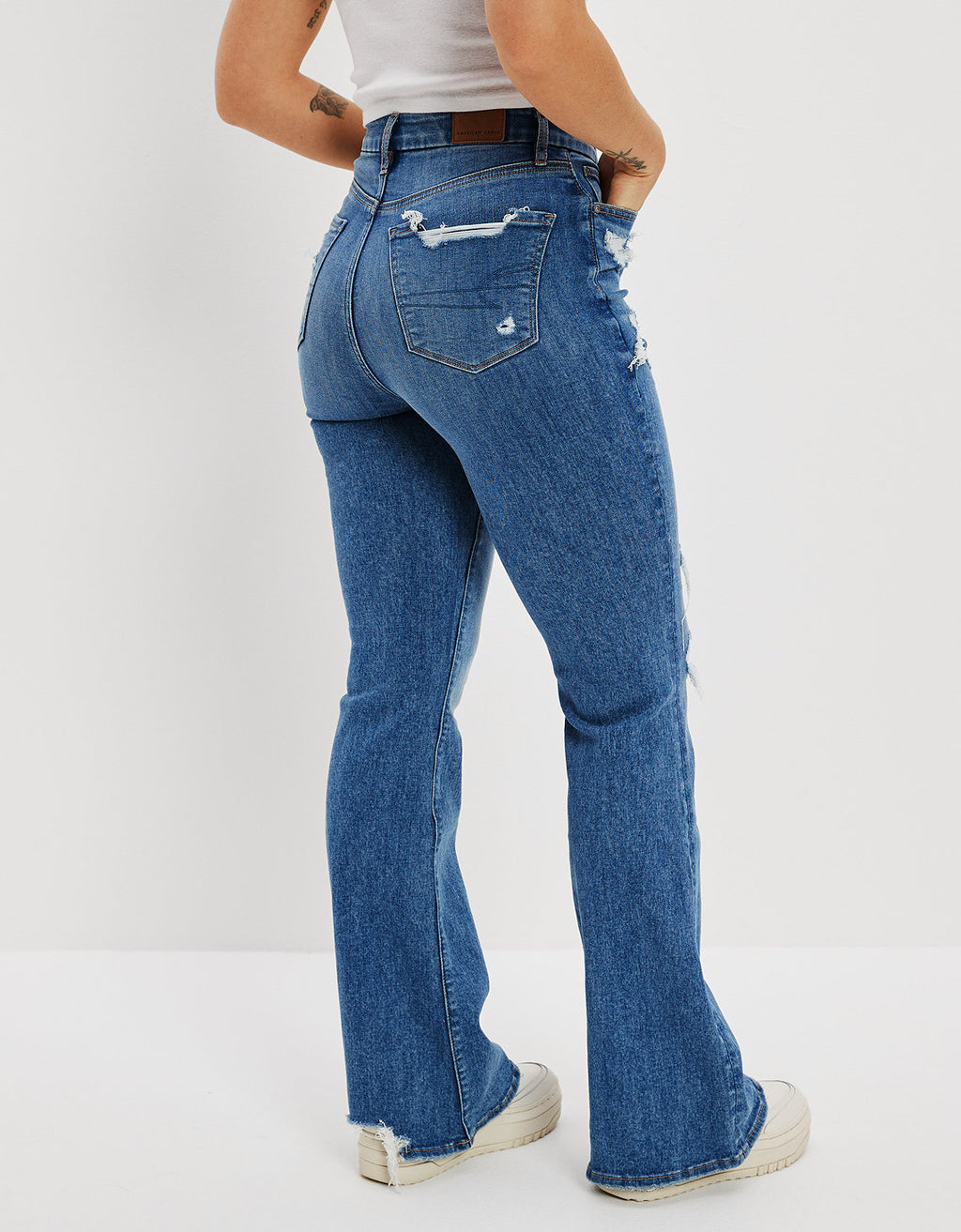 Jean AE Curvy Flare de tiro súper alto 360 Next Level - Generico 4434_4266_165_ob