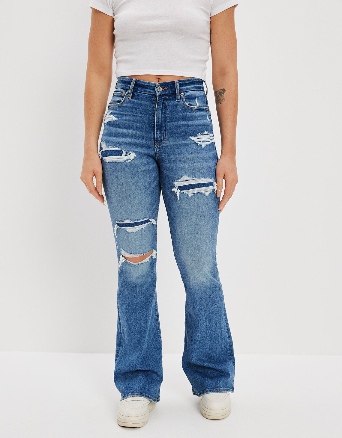 Jean AE Curvy Flare de tiro súper alto 360 Next Level - Generico 4434_4266_165_of