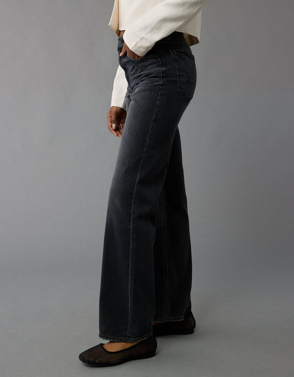 Jean Stovepipe Talle Alto Mujer AE - Negro