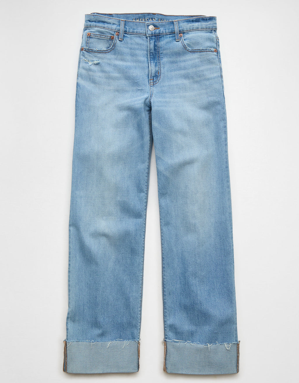 Jean Stovepipe Tiro Alto Mujer AE - Azul 4435_5341_401_f