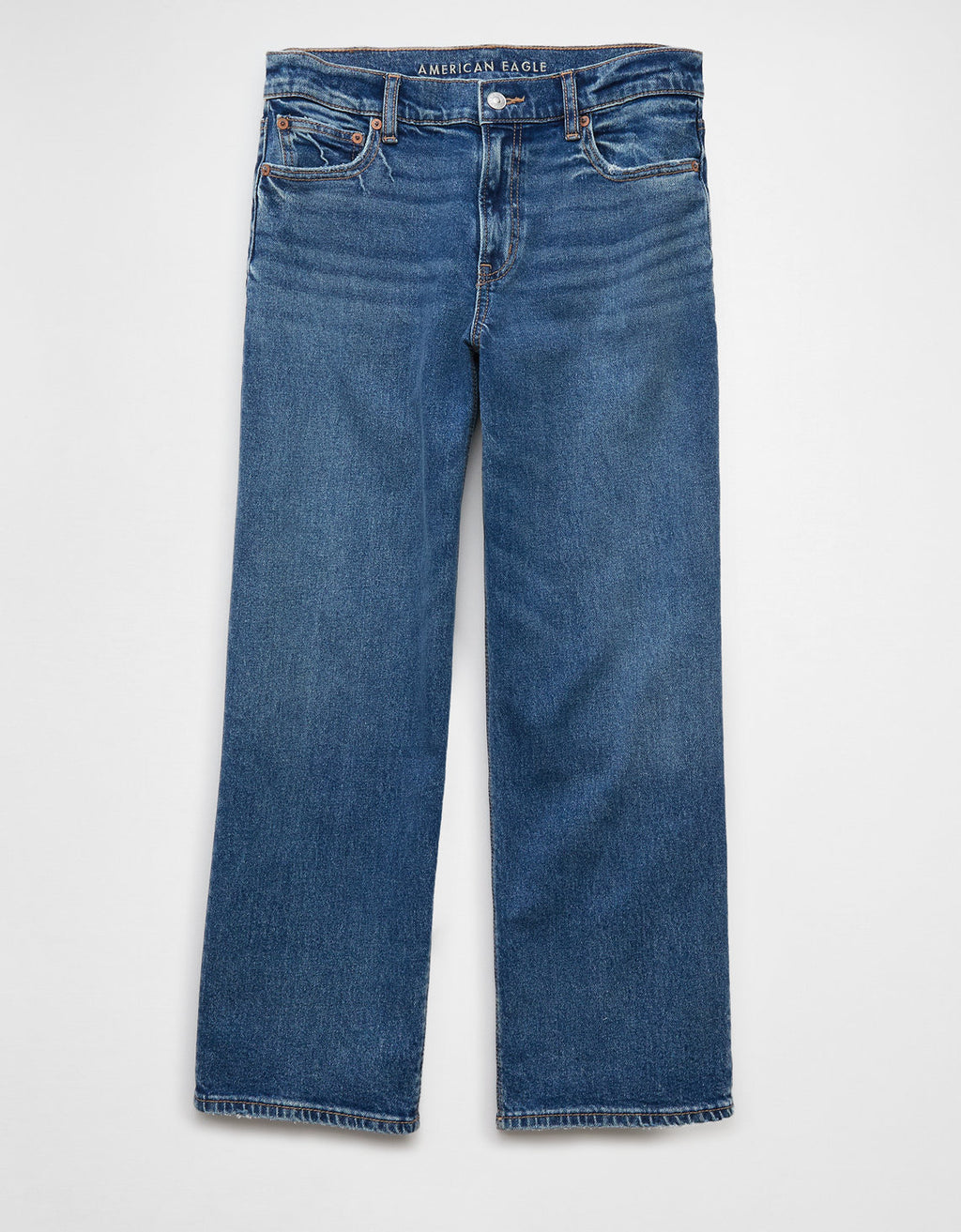 HIGH-RISE STOVEPIPE CROP JEANS - Generico 4435_5524_068_f