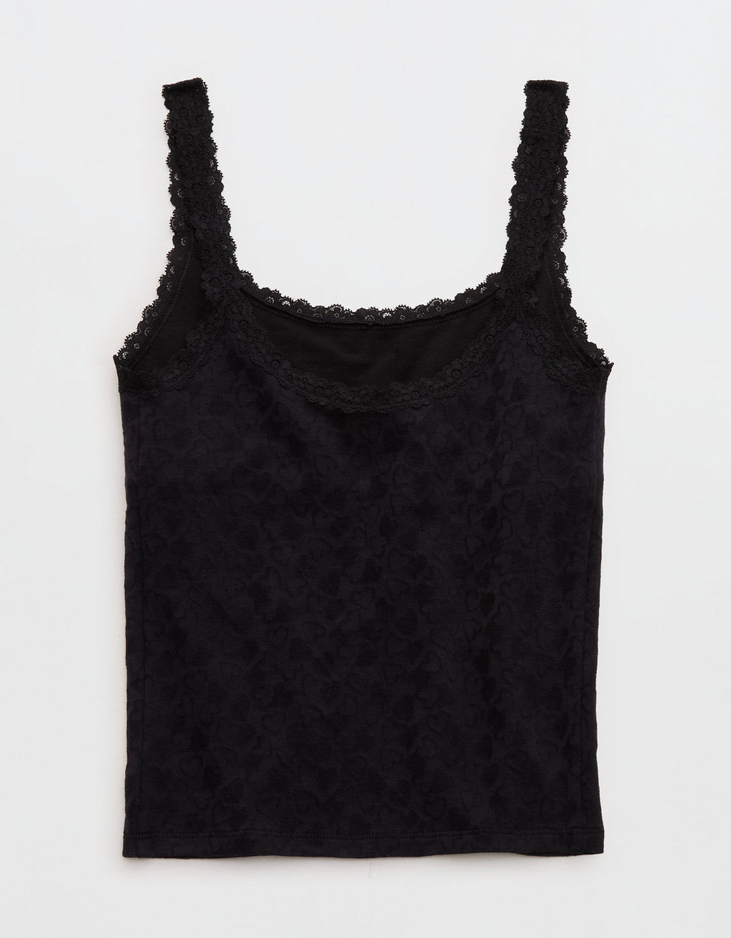 Top de tirantes de cuello alto Aerie - Negro 4448_4490_073_b